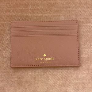 Kate spade glitter card holder